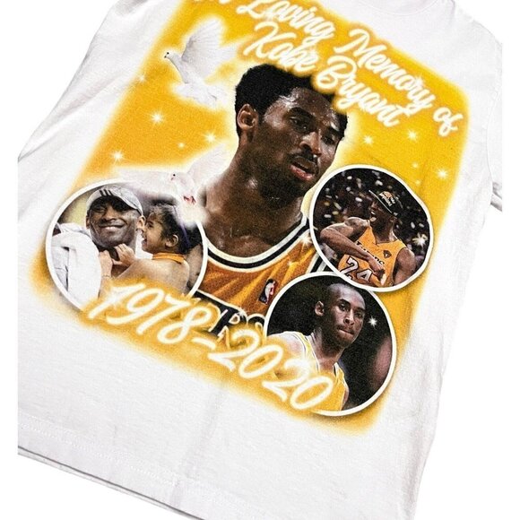 LIMITED EDITION Kobe Bryant Airbrush RIP Do Not Disturb LA Lakers T Shirt Mens M - Picture 2 of 5